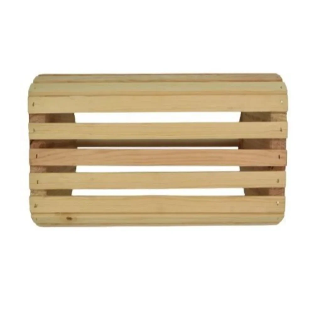 Art Minds Wood Basket 12 x 9 x 8